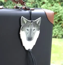 Bookchair Vertrieb Bastelpapier & Origami-Softreflector ORIGAMI (Wolf) Reflektor für Taschen und Kleidung