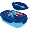 Küche & Esszimmer-Spiderman Blue Web Sandwichbox + Besteckset