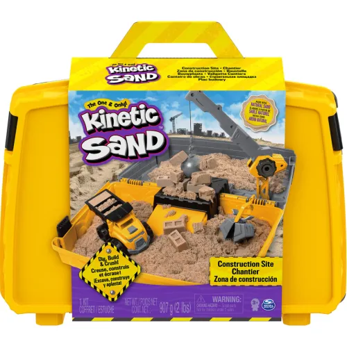 Spin Master Basteln & Kreatives-- Kinetic Sand - Construction Folding Sandbox (907g)