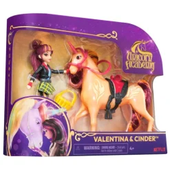 Spin Master Puppen & Stofftiere-- Unicorn Academy - Valentina und Einhorn Cinder Set