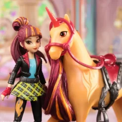 Spin Master Puppen & Stofftiere-- Unicorn Academy - Valentina und Einhorn Cinder Set