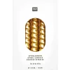 Rico Design GmbH & Co.KG Dekoration & Einrichtung-Spiralkerzen, Gold, 10 Stk, Ø 1,2 cm x 10 cm hoch