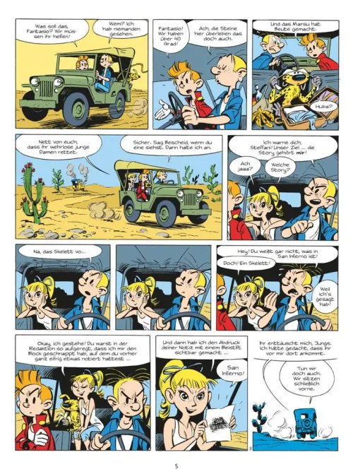 Kinder Carlsen Verlag GmbH 6-10 Jahre-Spirou und Fantasio Spezial 44: Der Schatz von San Inferno