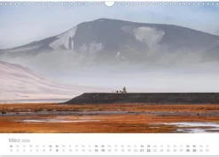 Calvendo Wandkalender*Spitzbergen - Wild.Rau.Ungezähmt. (Wandkalender 2026 DIN A3 quer), Monatskalender