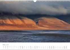 Calvendo Wandkalender*Spitzbergen - Wild.Rau.Ungezähmt. (Wandkalender 2026 DIN A3 quer), Monatskalender