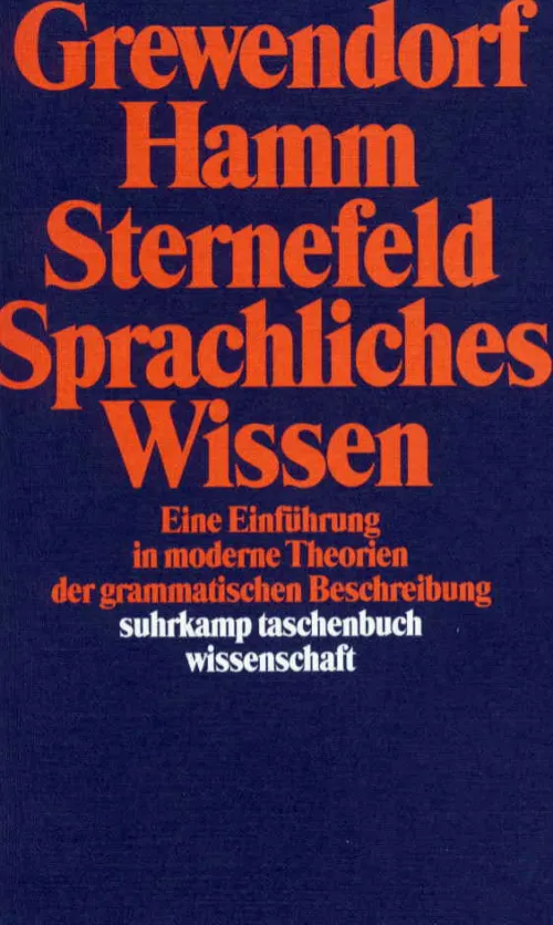 Suhrkamp Sprachwissenschaften-Sprachliches Wissen