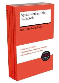 Sprachtrainings-Paket Italienisch. 3 Bände eingeschweißt. Reclam premium Sprachtraining*Reclam, Ditzingen Outlet