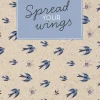 Naumann & Göbel Verlagsg. Notizbücher & -Blöcke*Spread Your Wings . Nachhaltiges Notizbuch in A5 mit Hardcover und Vogel-Motiv
