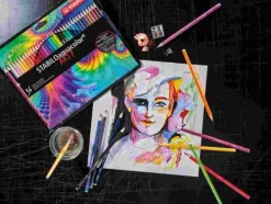 STABILO Buntstifte*Buntstift Aquarell-Buntstift aquacolor - ARTY, 36er Metalletui