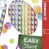 Stabilo Buntstifte-Buntstifte EASYcolors, 12er Set mit Spitzer, Linkshänder