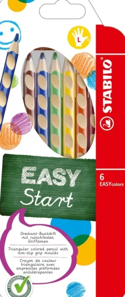 Stabilo Buntstifte-Buntstifte EASYcolors 6er Set Linkshänder
