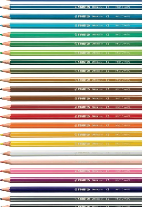 Buntstifte GREENcolors, 24er Set*Stabilo Clearance