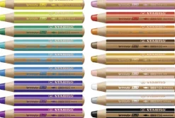 Stabilo Buntstifte*Buntstifte woody 3in1, 18er Set mit Spitzer und Pinsel