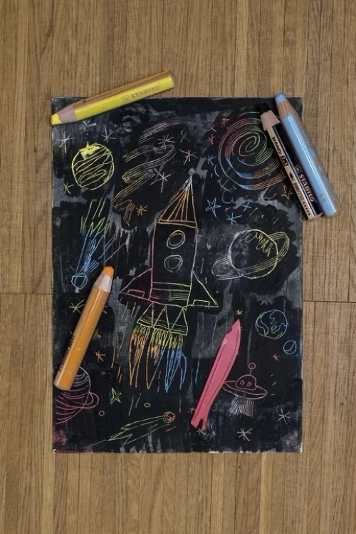 Stabilo Buntstifte-Buntstifte woody 3in1 10er Set