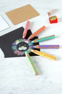 Stabilo Buntstifte-Buntstifte woody 3in1 Pastell 5er +Spitzer
