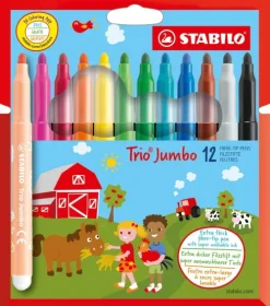 Filzstifte ® Trio® Jumbo 12er Set*Stabilo Online