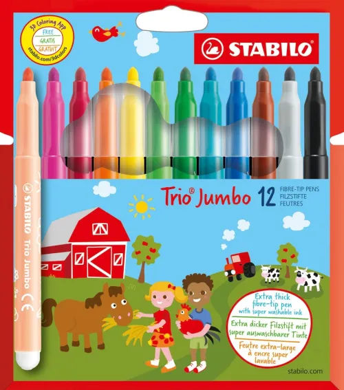 Filzstifte ® Trio® Jumbo 12er Set*Stabilo Online