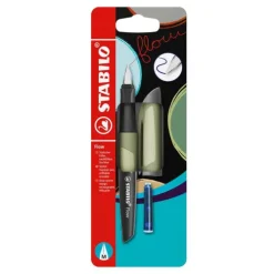 STABILO Füller & Tinte-Füller Flow MONOCHROME, khaki, inkl. Patrone