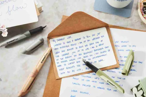 STABILO Füller & Tinte-Füller Flow MONOCHROME, hellbraun, inkl. Patrone