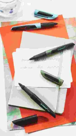 STABILO Kugelschreiber-Kugelschreiber Flow, hellblau/schwarz