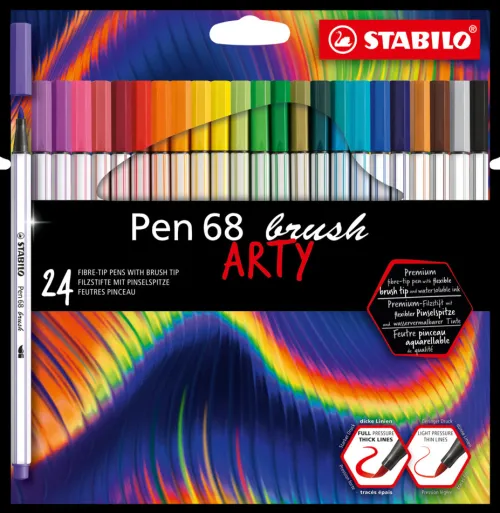 Stabilo Kalligraphie & Handlettering*Pen 68 brush ARTY 24er Set