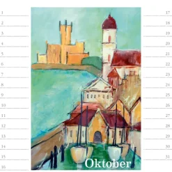 Stadler Kalender Immerwährender Kalender*StadtArt Bodensee. Immerwährender Geburtstags- und Tischkalender