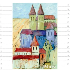 Stadler Kalender Immerwährender Kalender*StadtArt Bodensee. Immerwährender Geburtstags- und Tischkalender