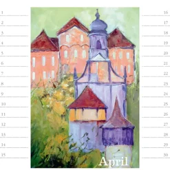 Stadler Kalender Immerwährender Kalender*StadtArt Bodensee. Immerwährender Geburtstags- und Tischkalender