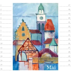 Stadler Kalender Immerwährender Kalender*StadtArt Bodensee. Immerwährender Geburtstags- und Tischkalender
