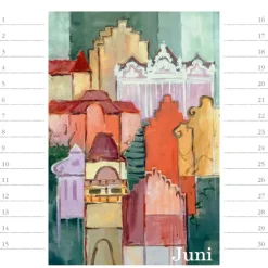 Stadler Kalender Immerwährender Kalender*StadtArt Bodensee. Immerwährender Geburtstags- und Tischkalender