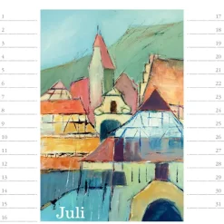 Stadler Kalender Immerwährender Kalender*StadtArt Bodensee. Immerwährender Geburtstags- und Tischkalender