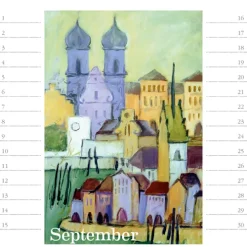 Stadler Kalender Immerwährender Kalender*StadtArt Bodensee. Immerwährender Geburtstags- und Tischkalender