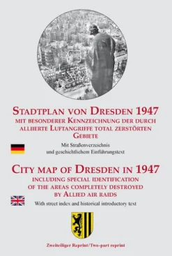 Stadtplan von Dresden 1947*Sonnenblumen-Verlag Hot