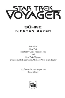 Cross Cult Klassische Science Fiction-Star Trek - Voyager 11: Sühne