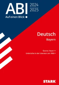 Stark Verlag GmbH Abi Trainer·Deutsch-STARK Abi - auf einen Blick! Deutsch Bayern 2025