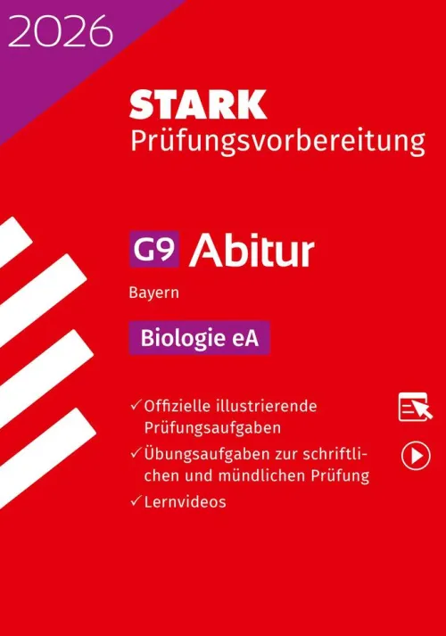 STARK Biologie eA - Abitur 2026 Bayern - Prüfungsvorbereitung*Stark Verlag GmbH Sale