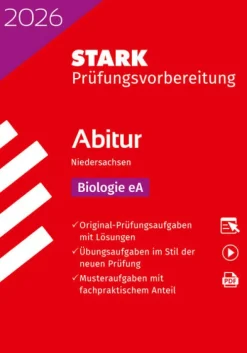 Stark Verlag GmbH Abi Trainer·Biologie*STARK Biologie eA - Abitur 2026 Niedersachsen - Prüfungsvorbereitung