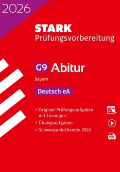 Stark Verlag GmbH Abi Trainer·Deutsch-STARK Deutsch eA - Abitur 2026 Bayern - Prüfungsvorbereitung