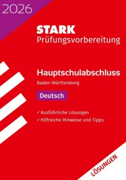 STARK Lösungen zu Deutsch - Hauptschulabschluss 2026 BW - Prüfungsvorbereitung*Stark Verlag GmbH Outlet