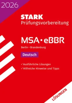 Stark Verlag GmbH Abi Trainer·Deutsch|Mittlere Reife·Deutsch*STARK Lösungen zu Deutsch - MSA/eBBR 2026 Berlin/Brandenburg - Prüfungsvorbereitung