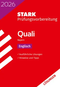 Stark Verlag GmbH Abi Trainer·Fremdsprachen|Quali Trainer·Quali Trainer*STARK Lösungen zu Englisch 9. Klasse - Quali Mittelschule 2026 Bayern - Prüfungsvorbereitung