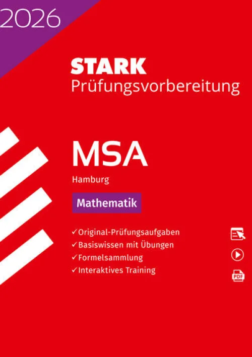 Stark Verlag GmbH Mittlere Reife·Mathematik-STARK Mathematik - MSA 2026 Hamburg - Prüfungsvorbereitung