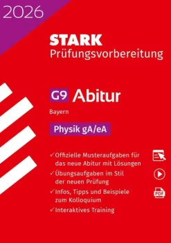 Stark Verlag GmbH Abi Trainer·Physik-STARK Physik gA/eA - Abitur 2026 Bayern - Prüfungsvorbereitung