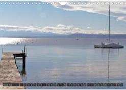 Calvendo Wandkalender*Starnberger See - Auf den Spuren von Ludwig II. und Sisi (Wandkalender 2026 DIN A4 quer), Monatskalender