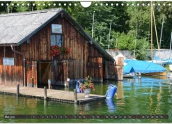 Calvendo Wandkalender*Starnberger See - Auf den Spuren von Ludwig II. und Sisi (Wandkalender 2026 DIN A4 quer), Monatskalender