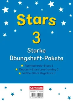 Cornelsen Verlag GmbH Nach Schulform·Grundschule|Nach Schulform·Förderschule-STARS - starke Übungshefte - 3. Schuljahr - Übungshefte im Paket mit Lösungen