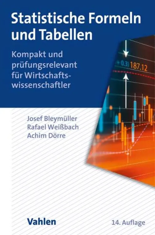Statistische Formeln und Tabellen*Vahlen Franz GmbH Online