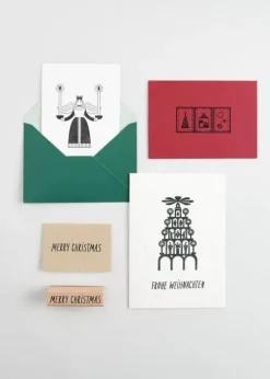 Rico Design GmbH & Co.KG Stempel & -Kissen-Stempel Weihnachtspyramide FSC 100%