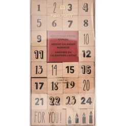 Rico Design GmbH & Co.KG Stempel & -Kissen*Stempelset Adventskalenderzahlen FSC 100% 29 Stk