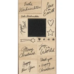 RICO-Design tap Kalligraphie & Handlettering*Stempelset Christmas Rocks!, Handlettering FSC 100%